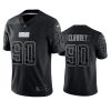 browns jadeveon clowney black reflective limited jersey