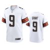 browns jakeem grant game white jersey