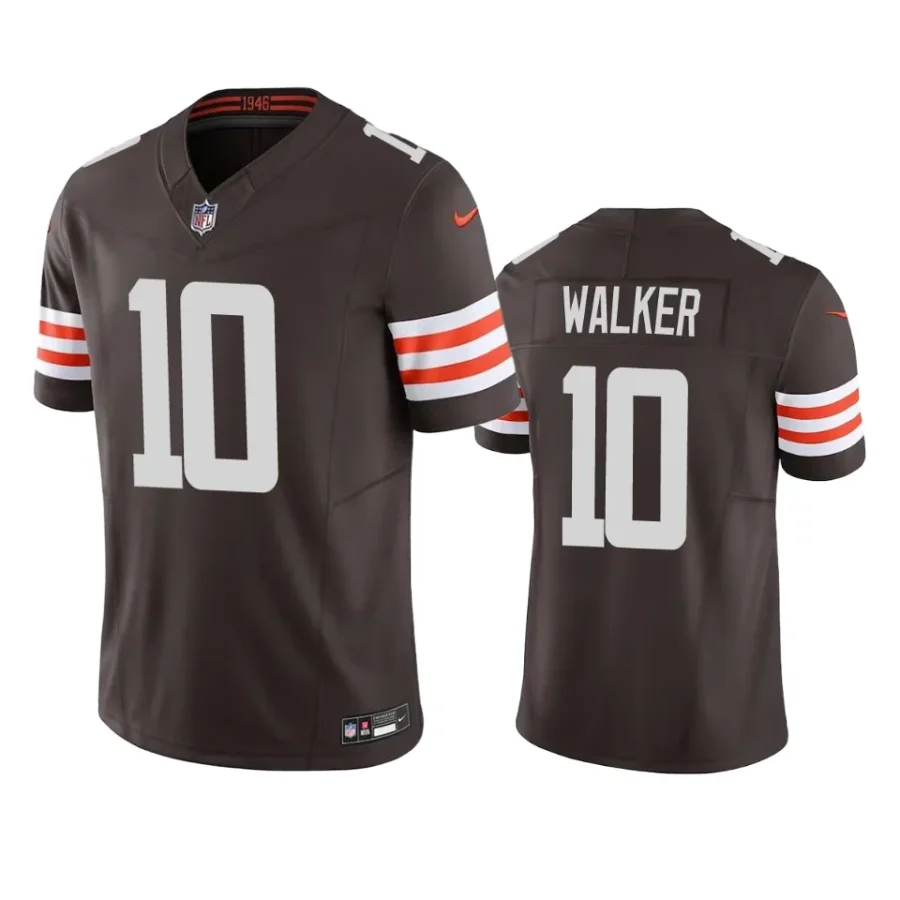 browns p.j. walker brown vapor f.u.s.e. limited jersey