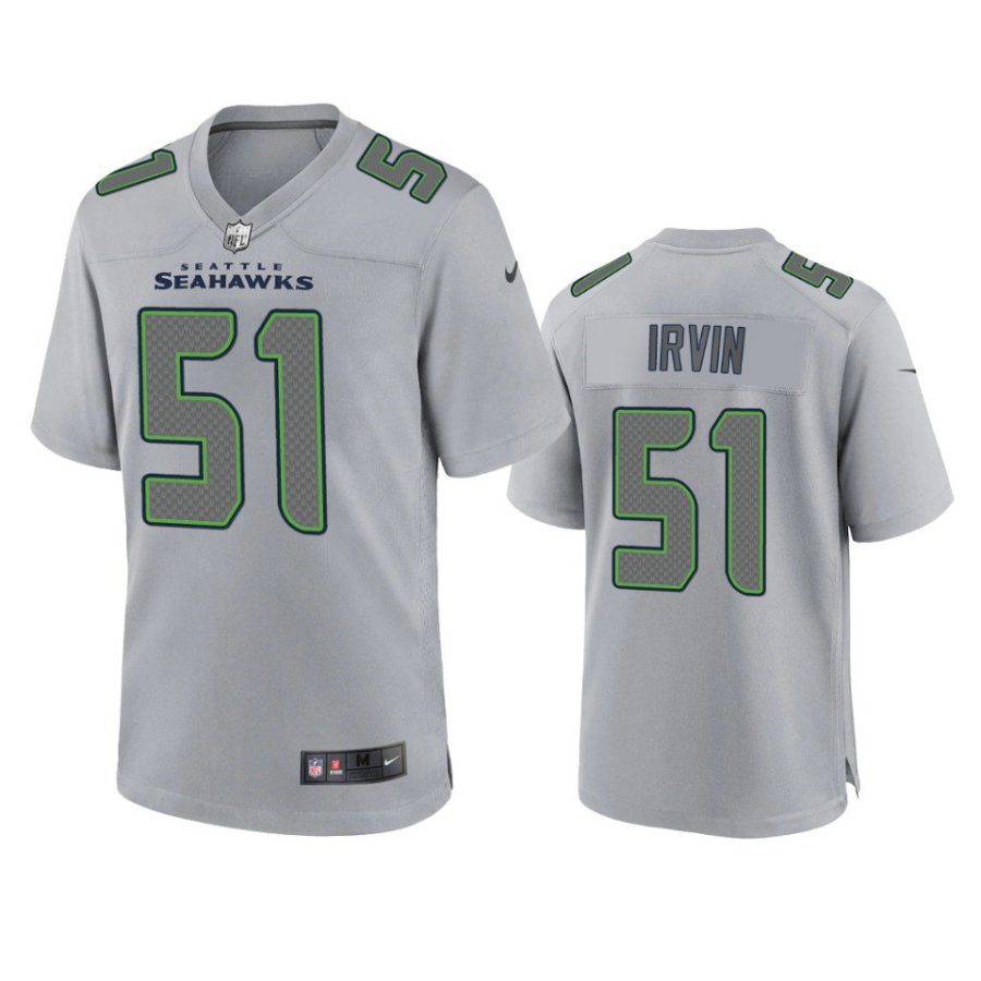 bruce irvin seahawks atmosphere fashion game gray jersey