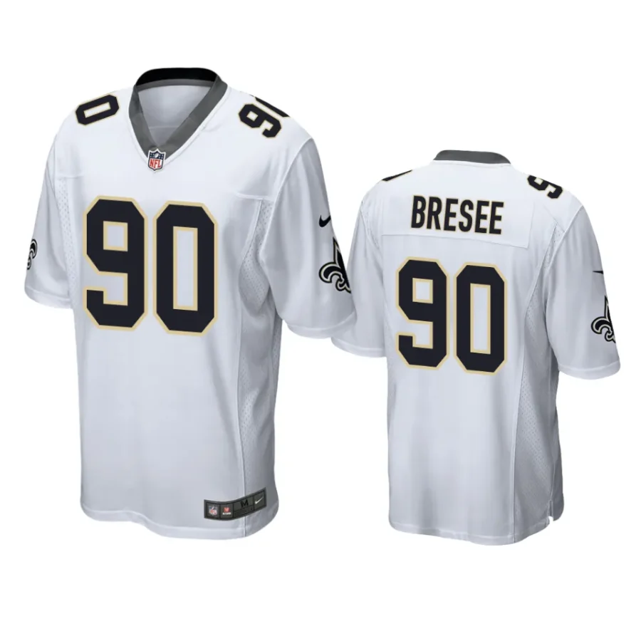 bryan bresee saints white game jersey