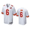 bryan cook chiefs white game jersey