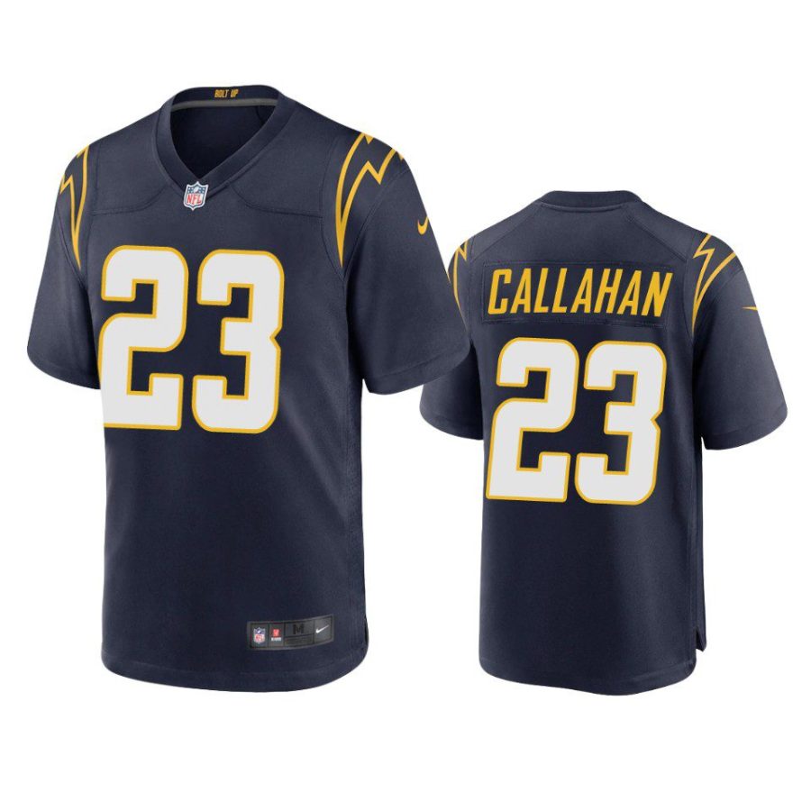 bryce callahan chargers navy alternate game jersey