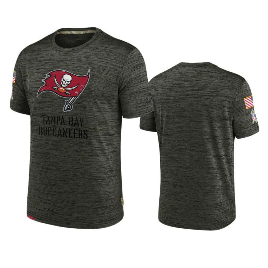 buccaneers brown 2022 salute to service velocity team t shirt