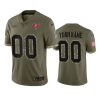 buccaneers custom 2022 salute to service olive jersey
