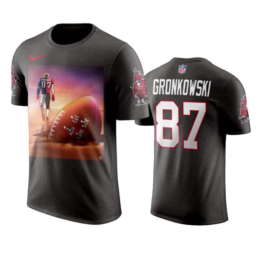 buccaneers rob gronkowski pewter great retirement graphic t shirt