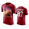 buccaneers rob gronkowski red great retirement thank you to all t shirt