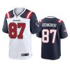 buccaneers rob gronkowski white navy split game jersey