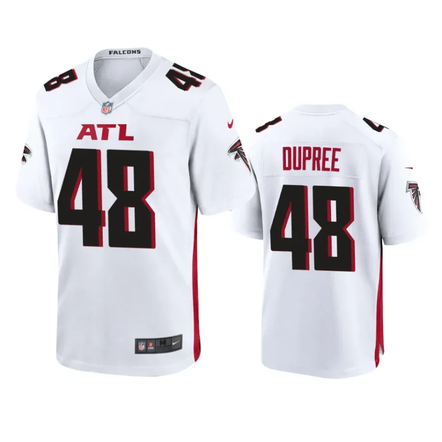 bud dupree falcons white game jersey