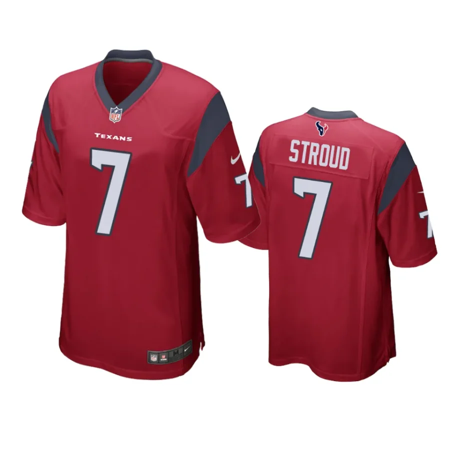 c. j. stroud texans red game jersey