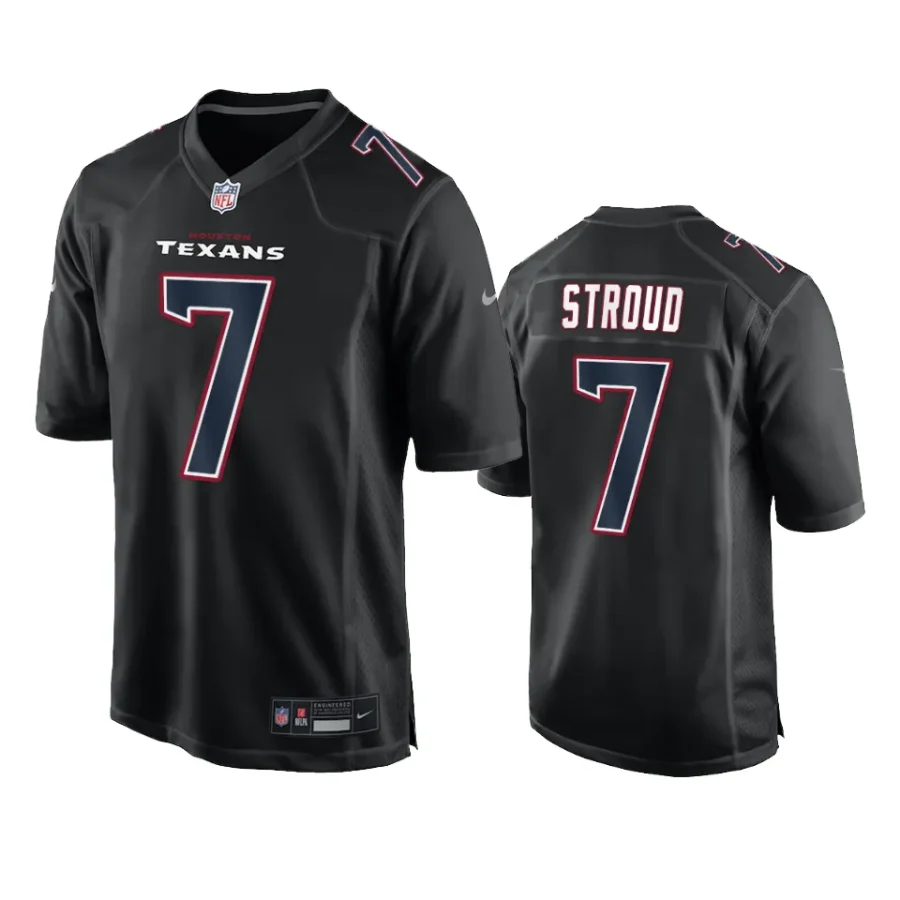 c.j. stroud texans black fashion game jersey