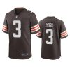 cade york browns brown game jersey