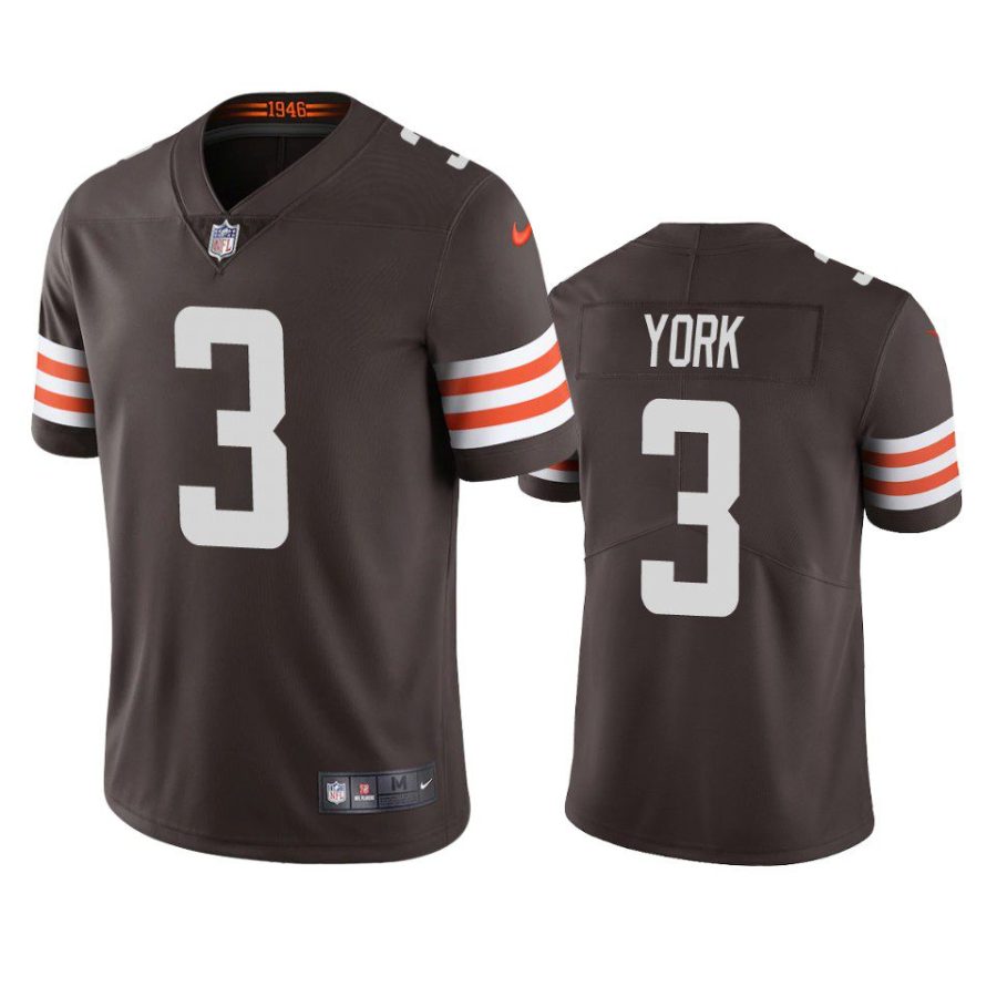 cade york browns vapor limited brown jersey