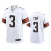 cade york browns white game jersey