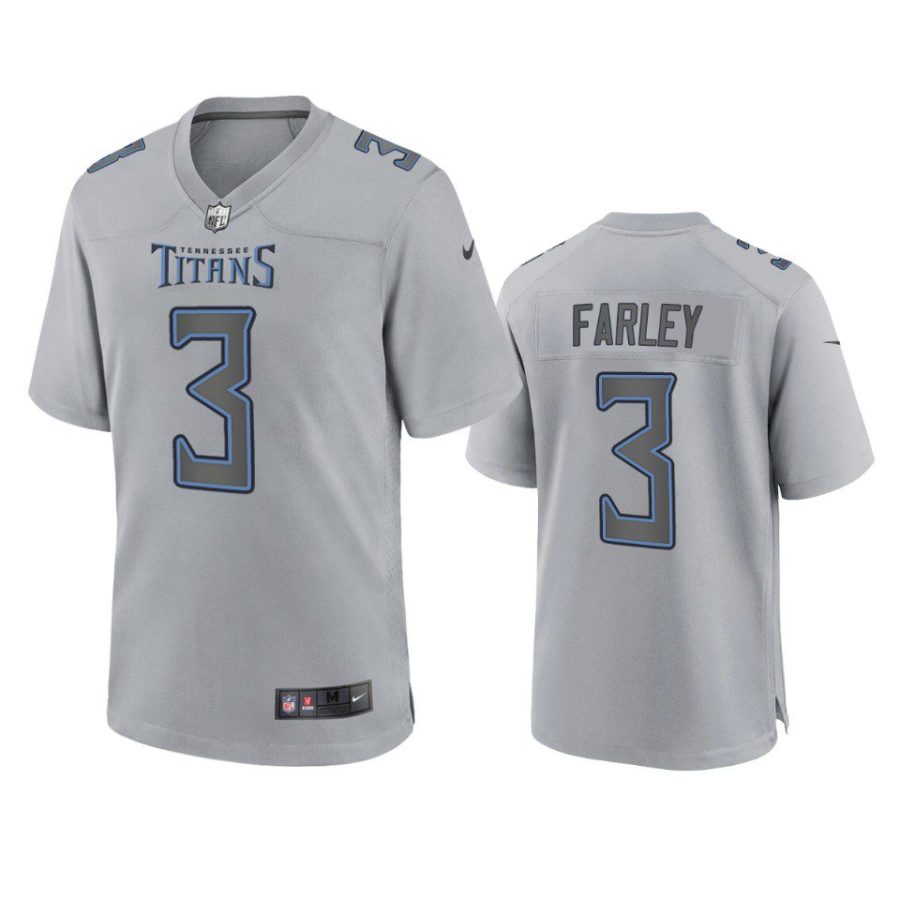 caleb farley titans gray atmosphere fashion game jersey