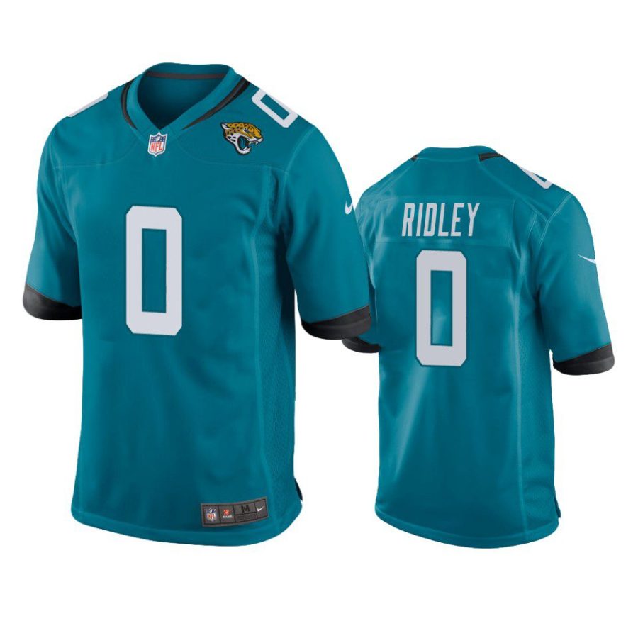 calvin ridley jaguars teal game jersey 0