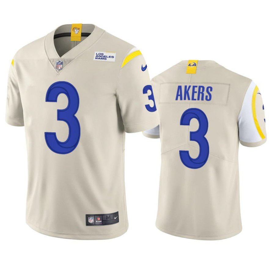 cam akers rams jersey bone vapor limited