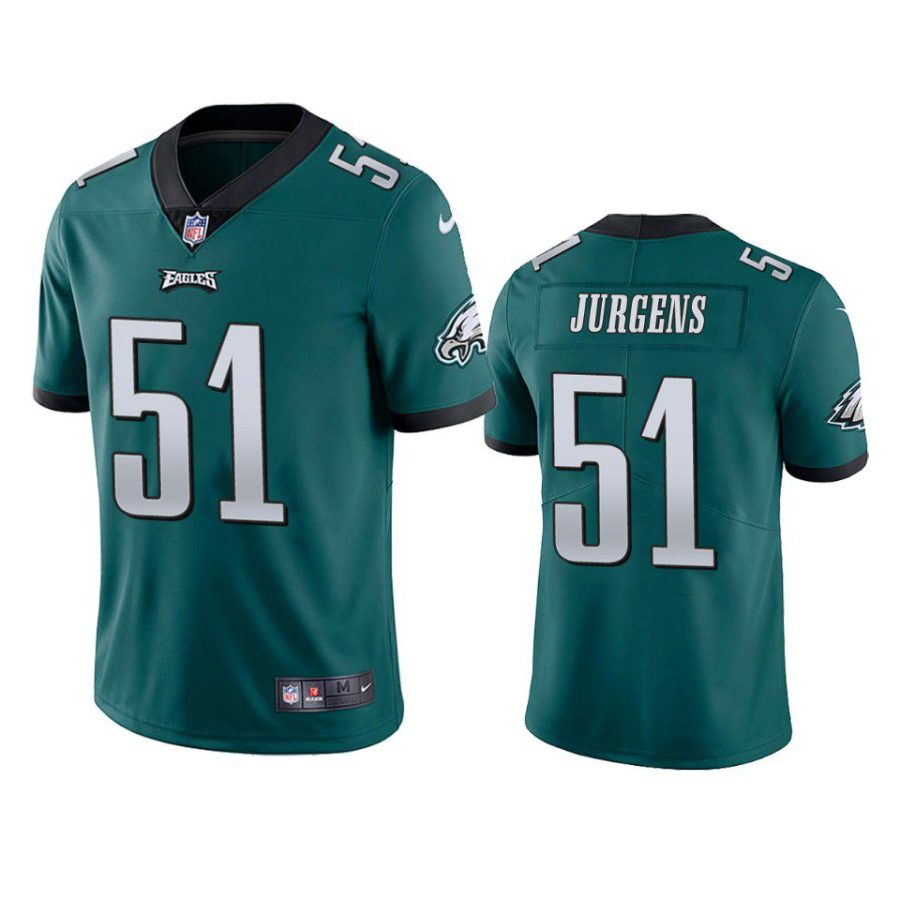 cam jurgens eagles vapor limited green jersey