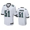 cam jurgens eagles white game jersey