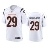 cam taylor britt bengals game white jersey