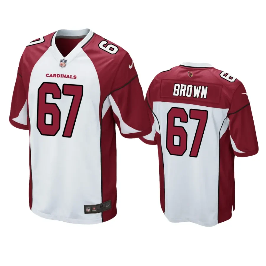 cardinals ben brown game white jersey