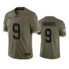 cardinals isaiah simmons olive limited 2022 salute to service jersey