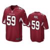 cardinals nick vigil game cardinal jersey