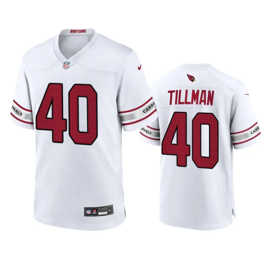 cardinals pat tillman game white jersey