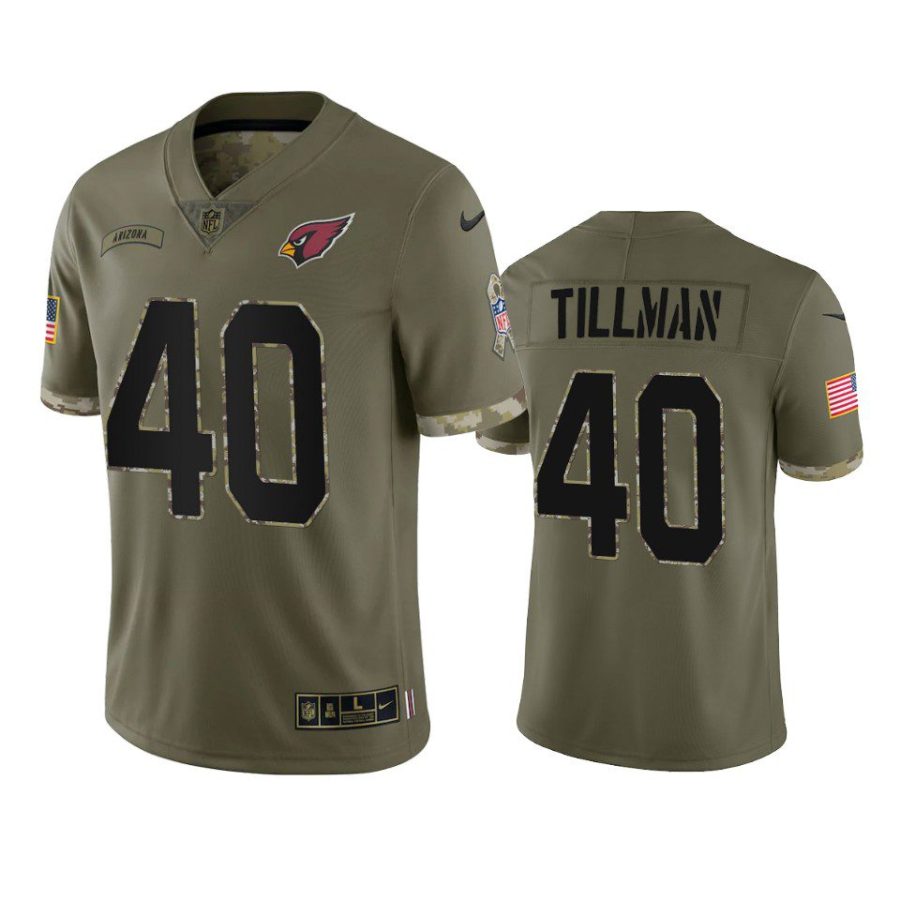 cardinals pat tillman olive limited 2022 salute to service jersey