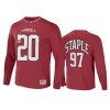 cardinals red staple core long sleeve t shirt