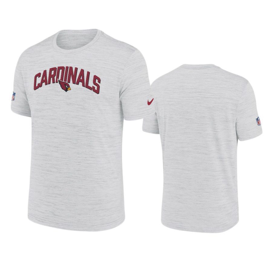 cardinals white velocity athletic stack performance t shirt