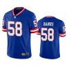 carl banks giants classic vapor limited royal jersey