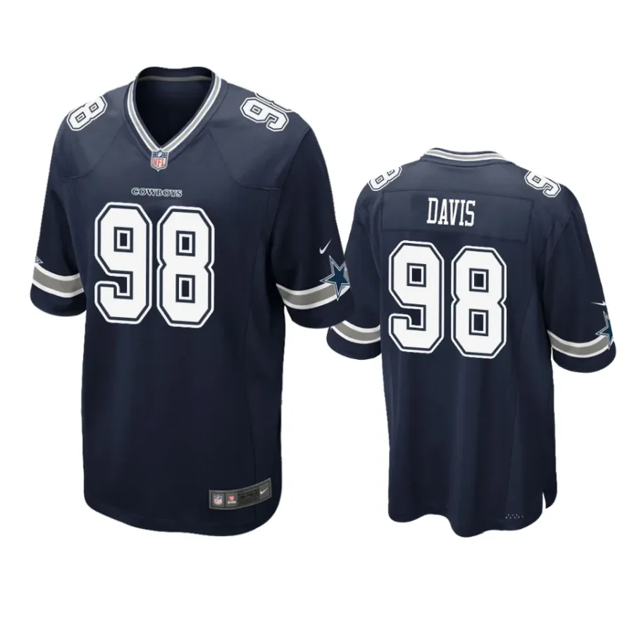 carl davis cowboys navy game jersey