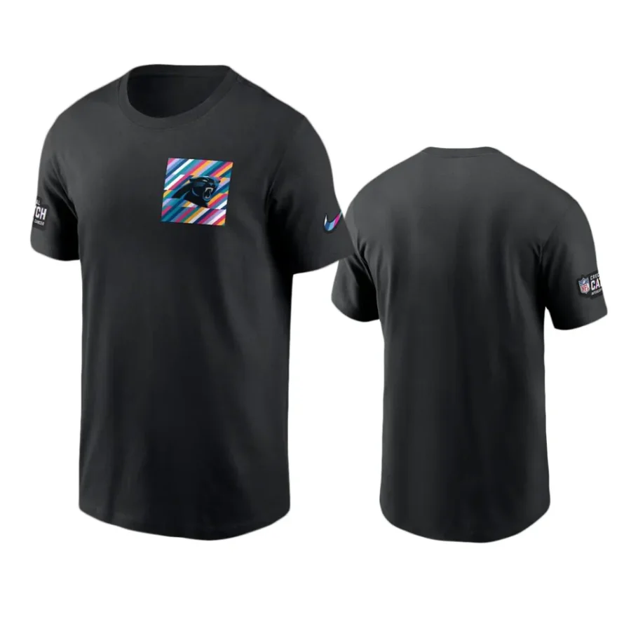 carolina panthers black 2023 nfl crucial catch sideline t shirt