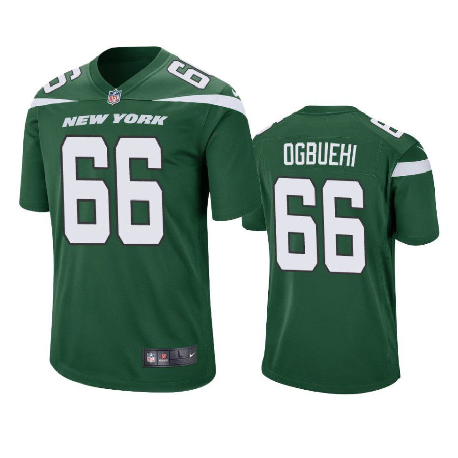 cedric ogbuehi jets green game jersey