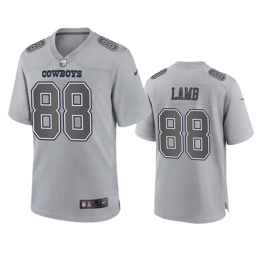 ceedee lamb cowboys gray atmosphere fashion game jersey