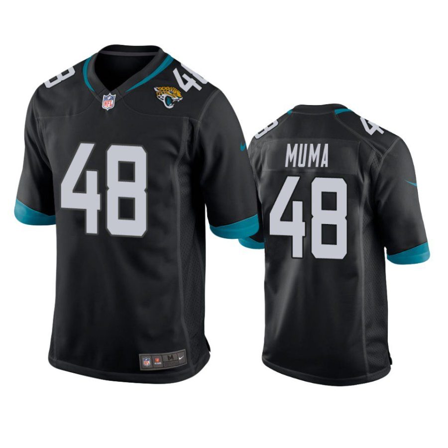 chad muma jaguars black game jersey