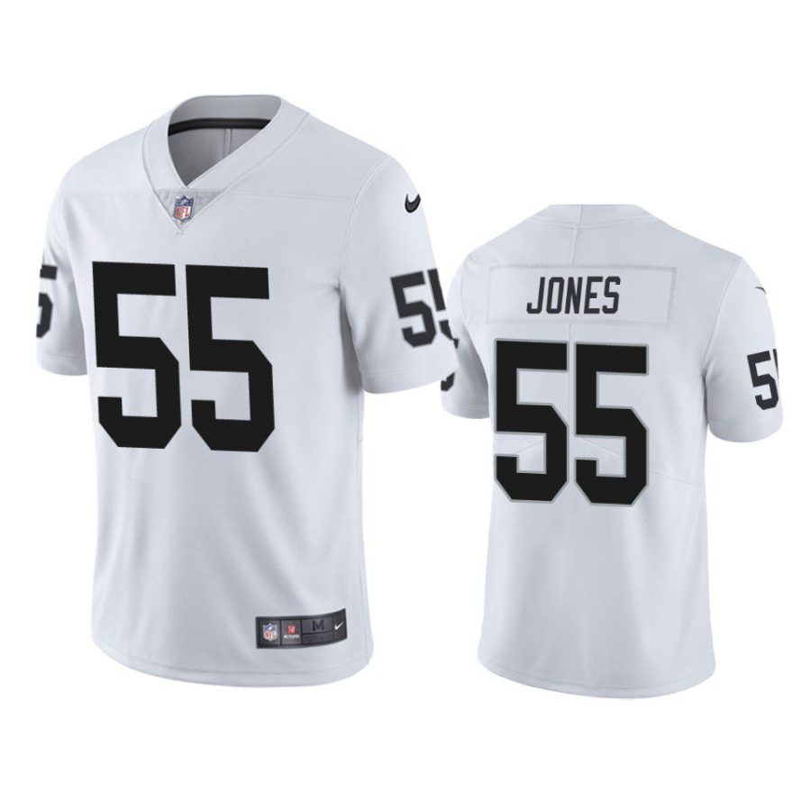 chandler jones raiders vapor limited white jersey