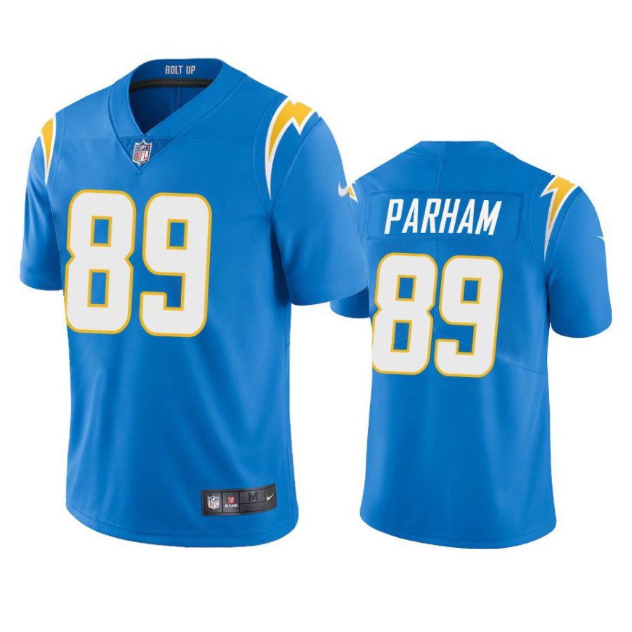 chargers donald parham powder blue vapor jersey