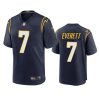 chargers gerald everett alternate game navy jersey