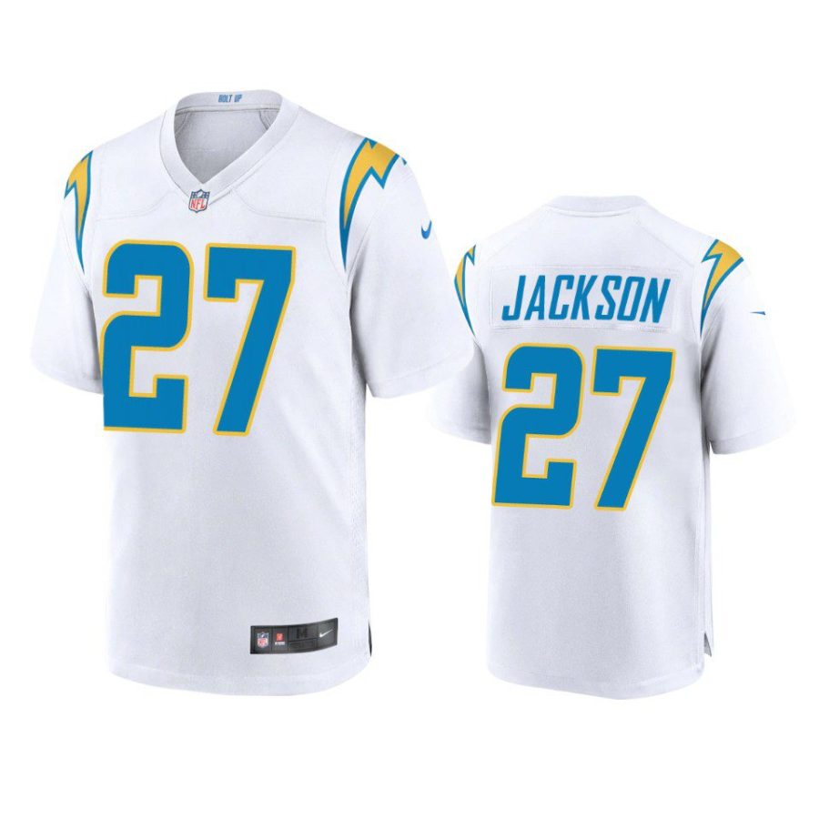 chargers j.c. jackson game white jersey