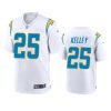 chargers joshua kelley game white jersey