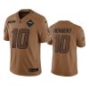 chargers justin herbert limited 2023 salute to service brown jersey