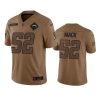 chargers khalil mack limited 2023 salute to service brown jersey