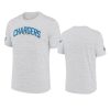 chargers white velocity athletic stack performance t shirt