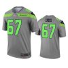 charles cross seahawks inverted legend gray jersey