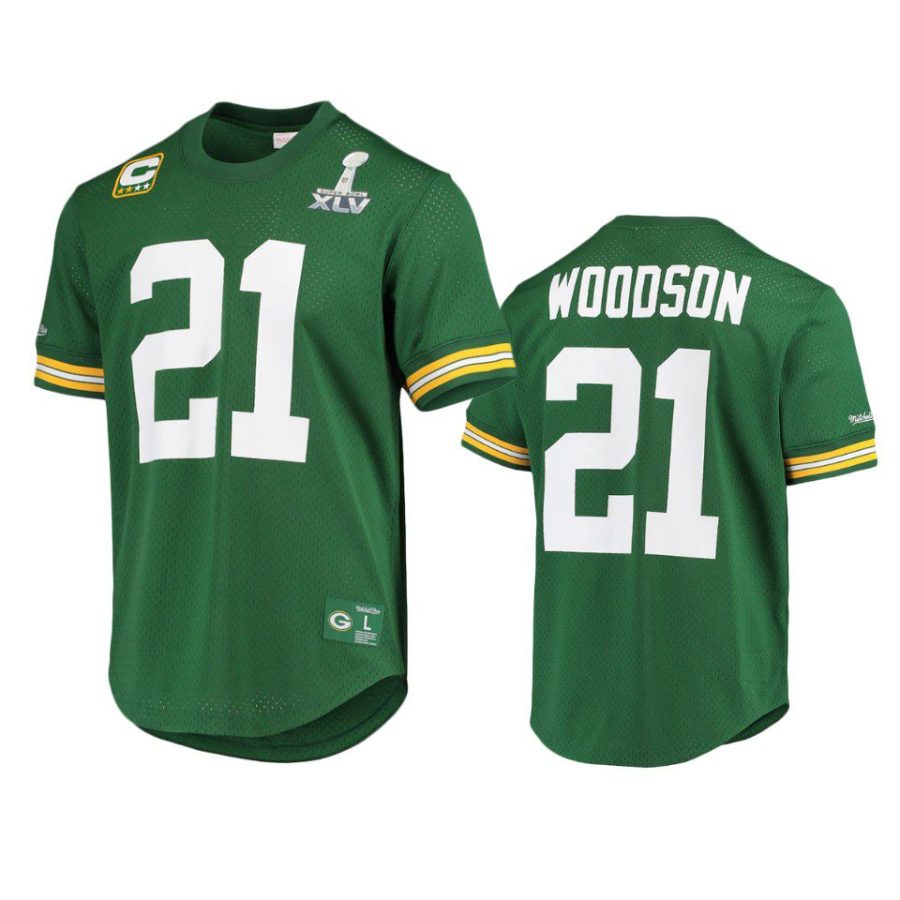 charles woodson packers green super bowl xlv jersey