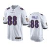 charlie kolar ravens white game jersey