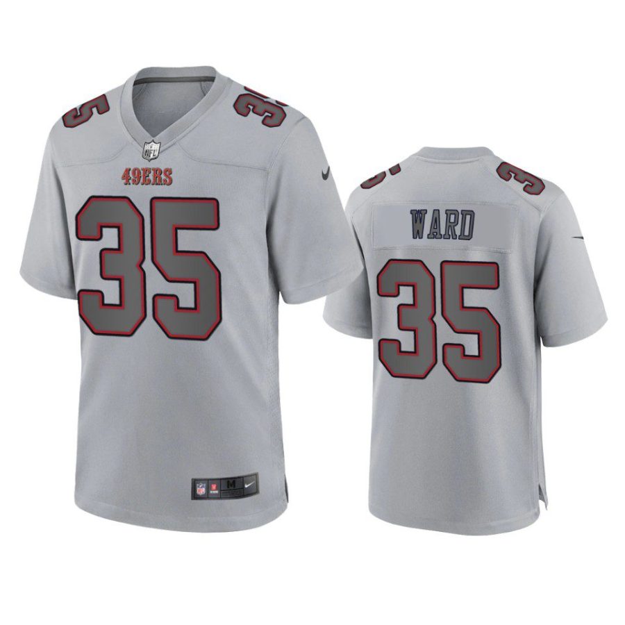 charvarius ward 49ers gray atmosphere fashion game jersey