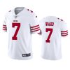 charvarius ward 49ers jersey white vapor limited